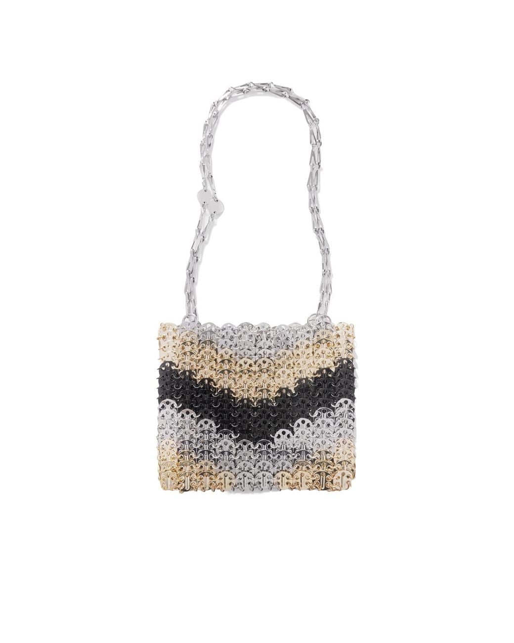Rabanne White Chainmail Shoulder Bag
