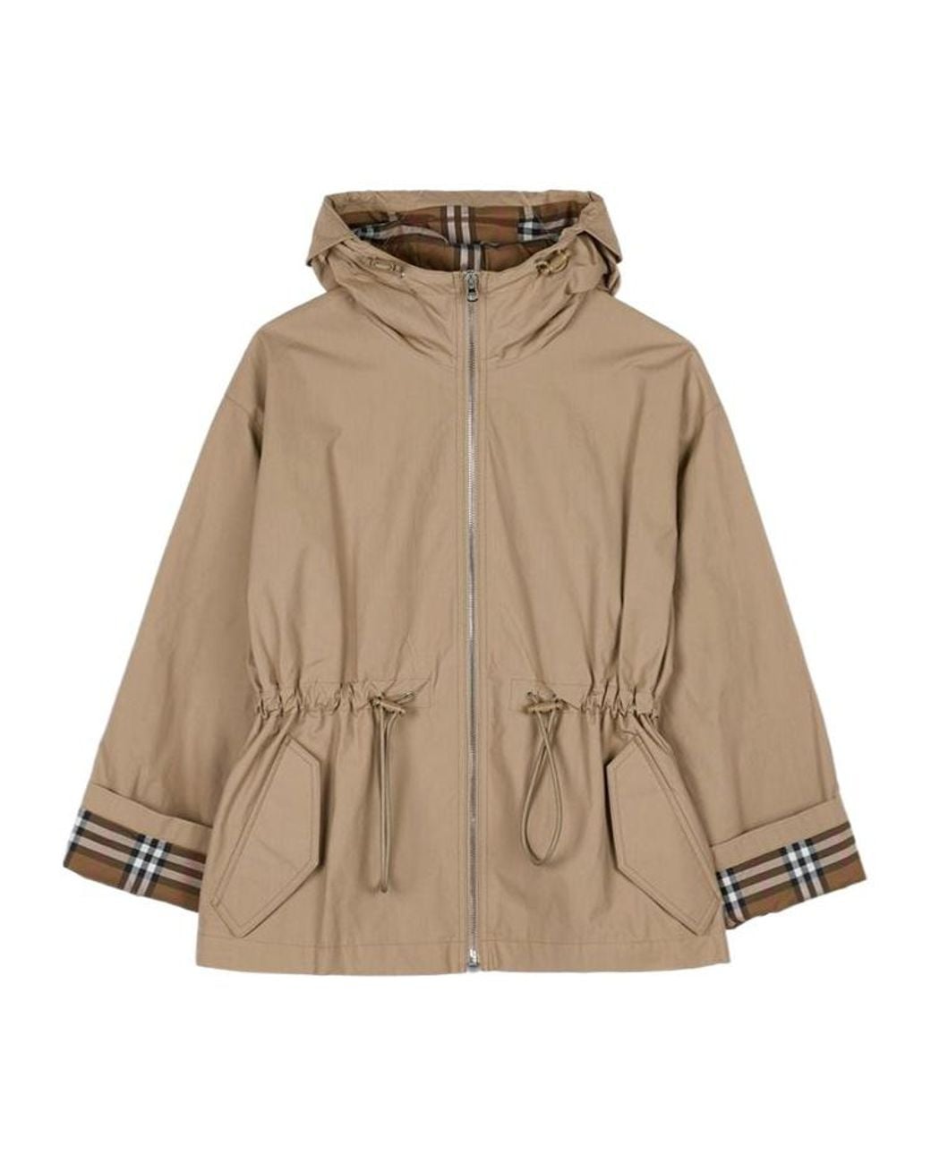 Burberry Natural Long-Sleeved Casual Jacket