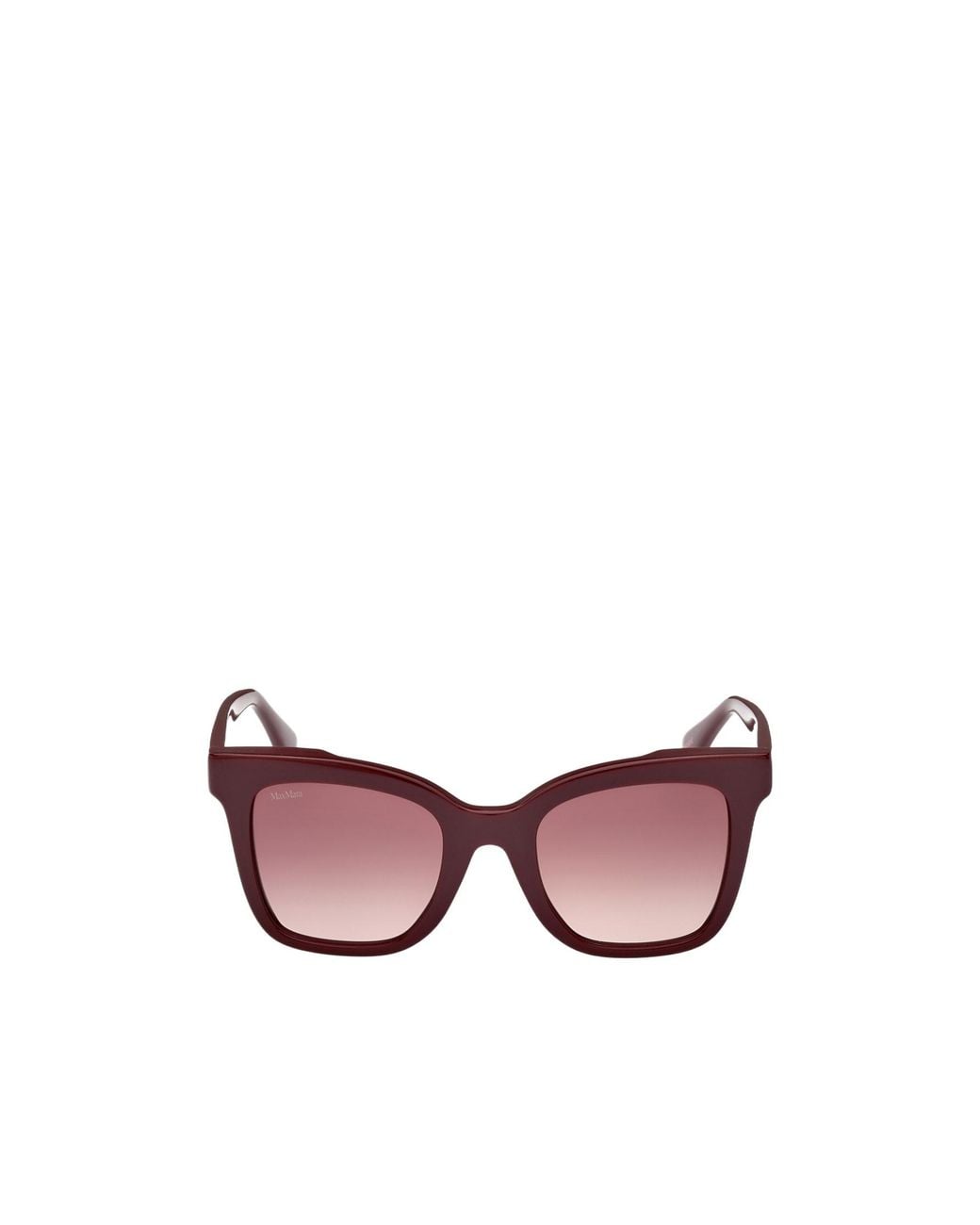 Max Mara Pink Square Frame Sunglasses