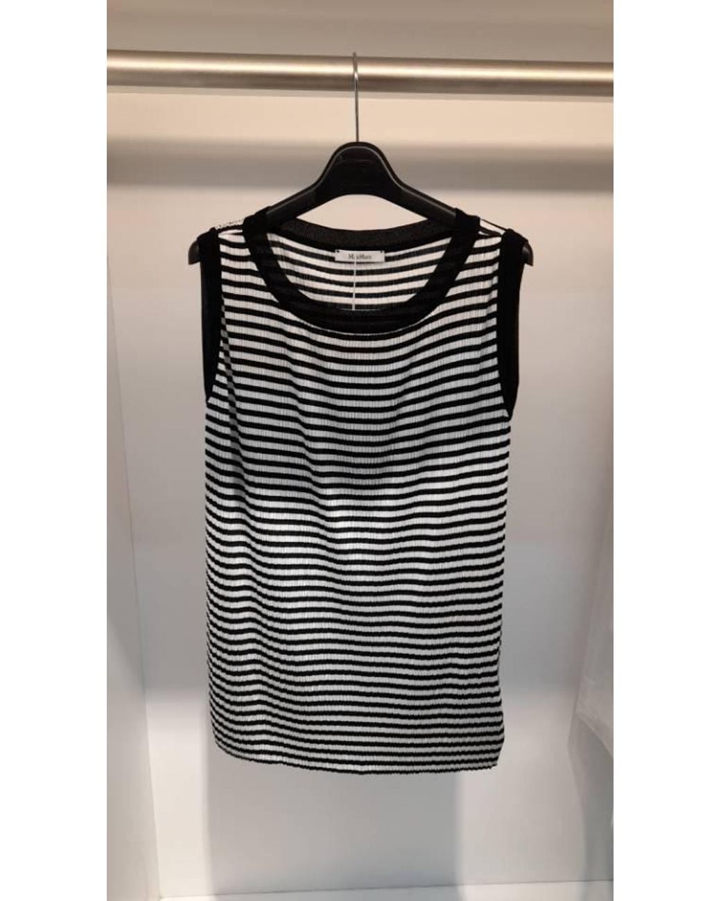 Max Mara Black Sleeveless Vest