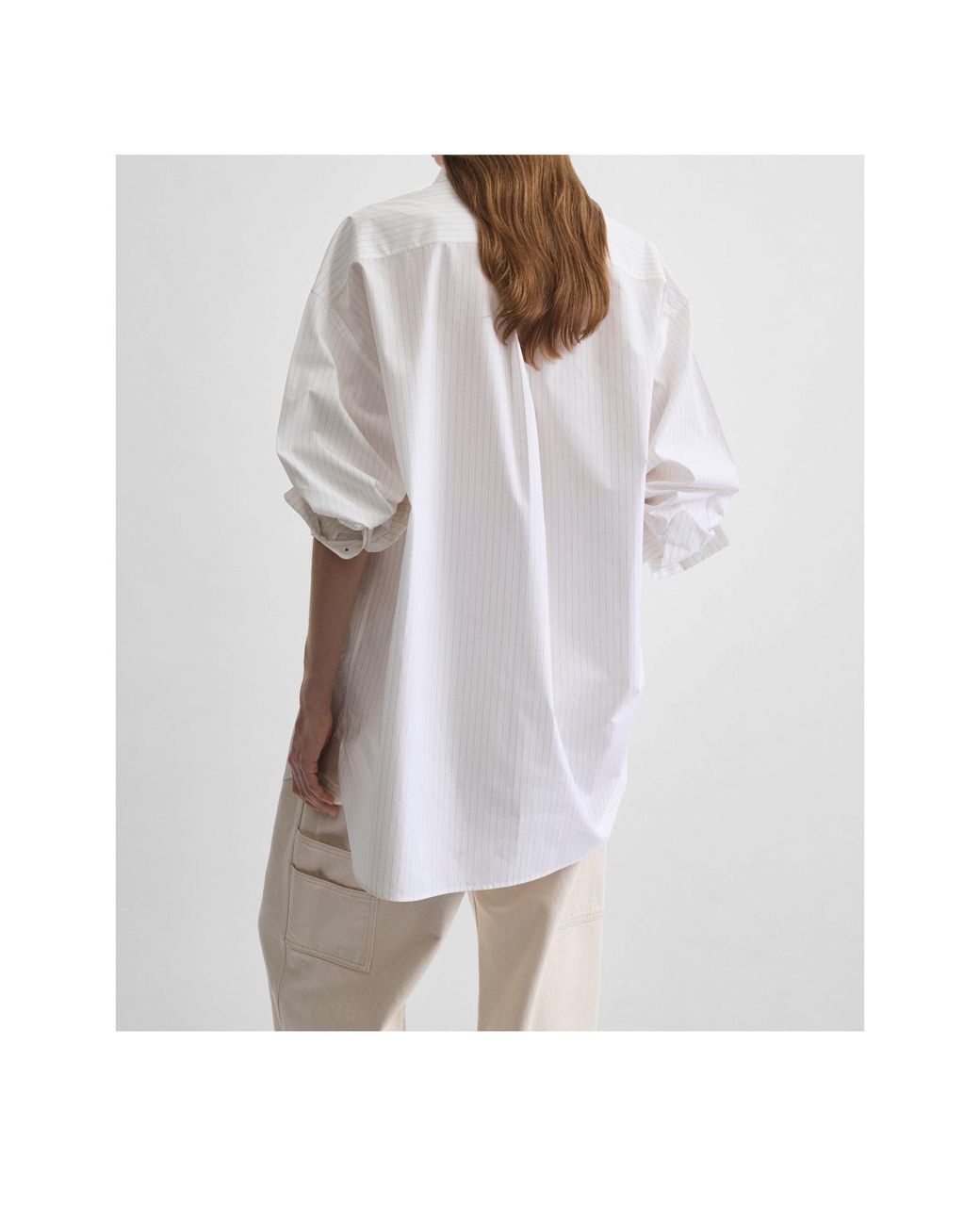 Phoebe Philo White Long-Sleeved Shirt