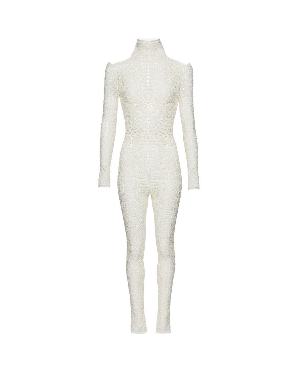 Magda Butrym White Koniakow Lace Jumpsuit