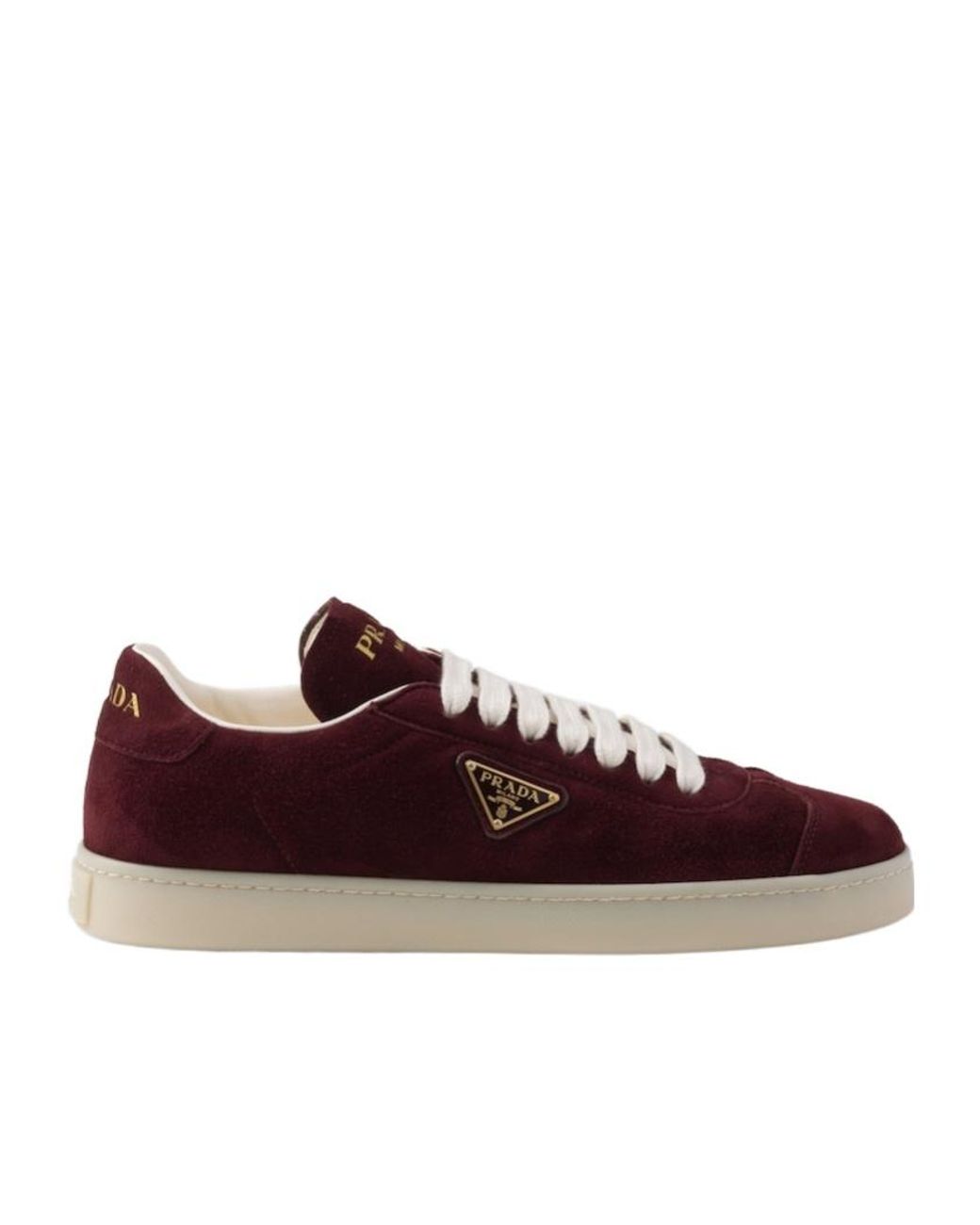 Prada Brown Suede Sneakers