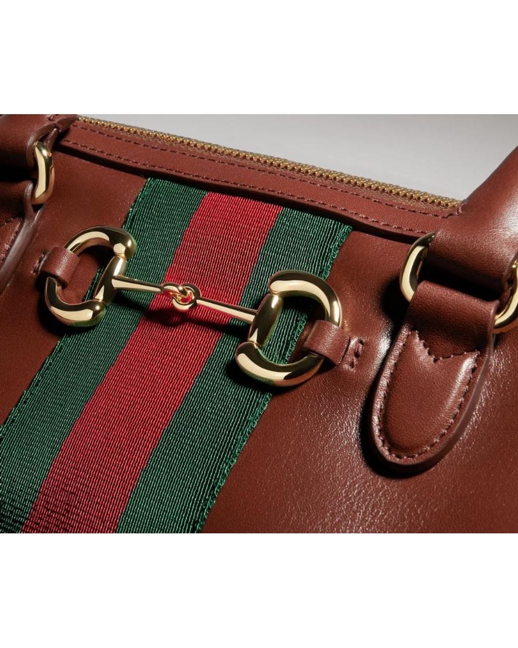 Gucci Red Borsetto Medium Boston Bag