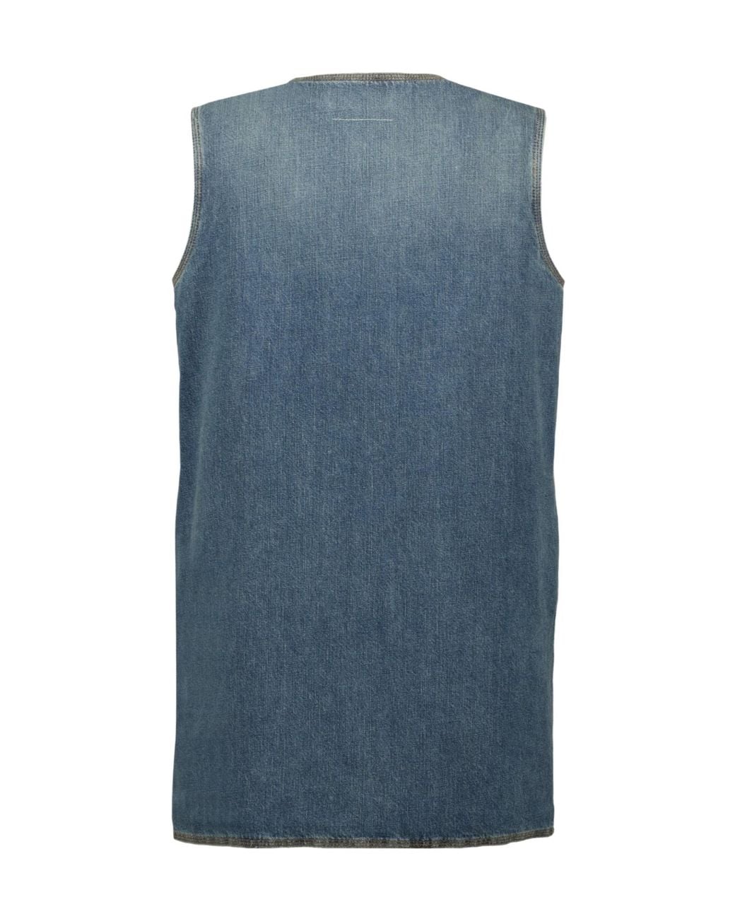 MM6 by Maison Margiela Blue Sleeveless Denim Dress