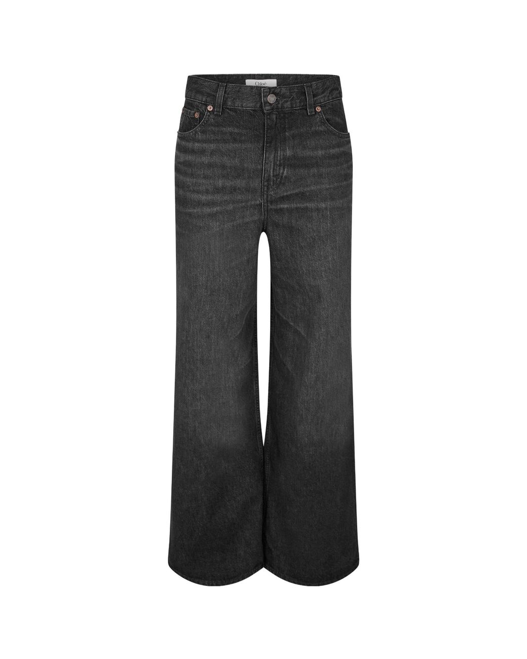 Chloé Black Straight-Leg Jeans