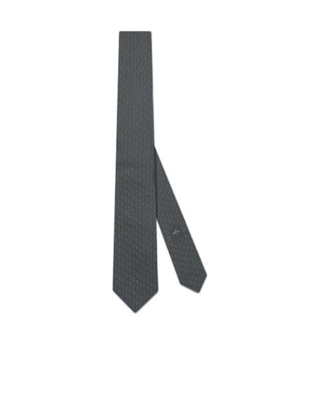 Gucci Multicolor All-Over Logo Embroidered Tie for men