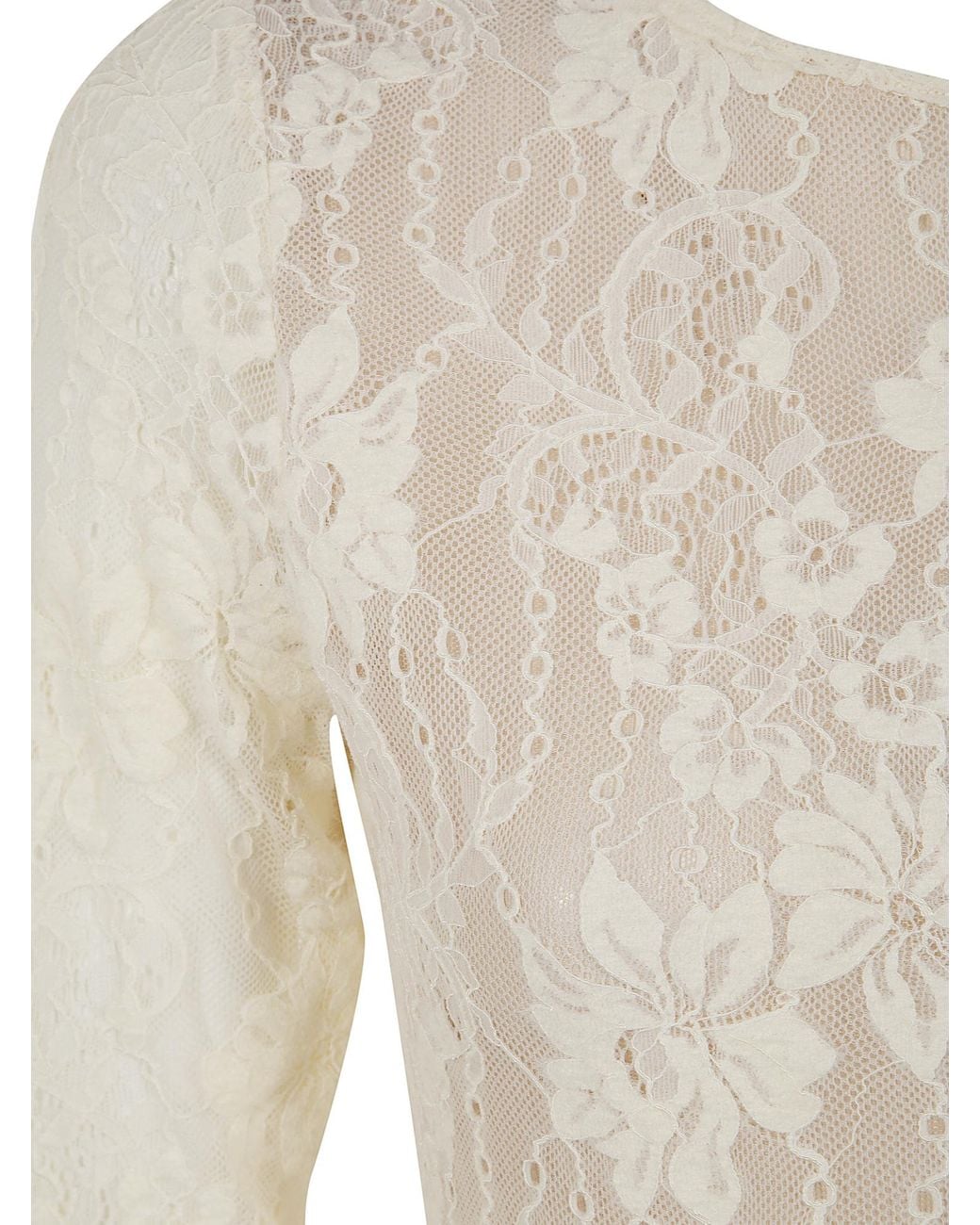 Zimmermann White Lace Bodysuit