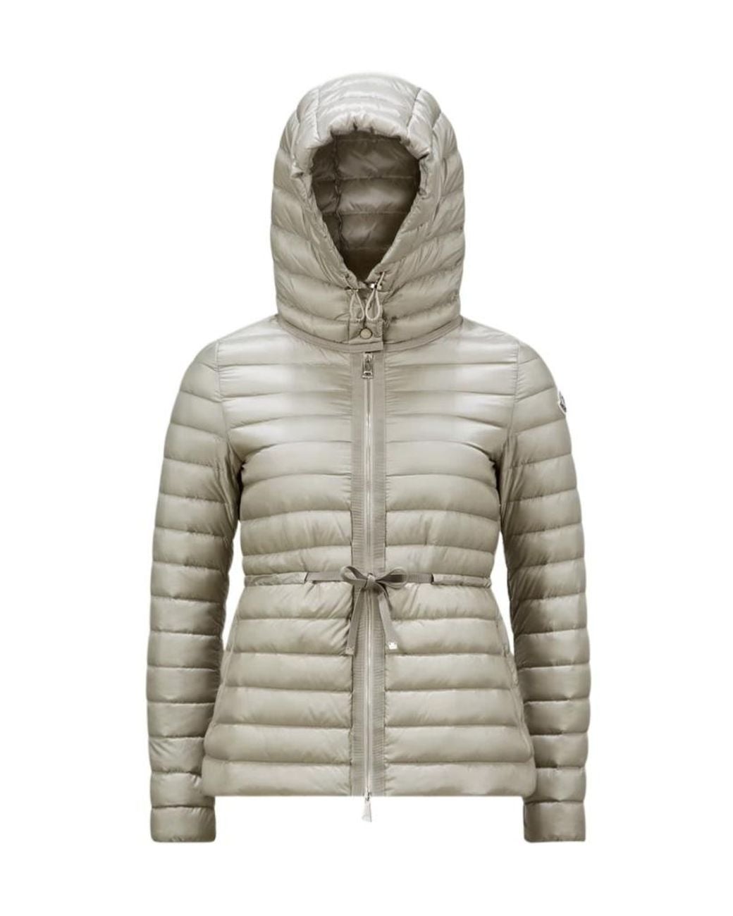 Moncler Gray Raie Short Down Jacket