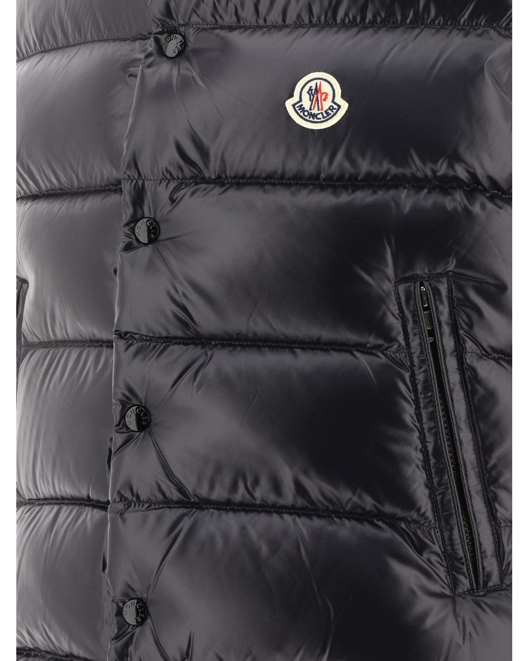 Moncler Black Tibb High-Neck Zip-Up Padded Gilet for men