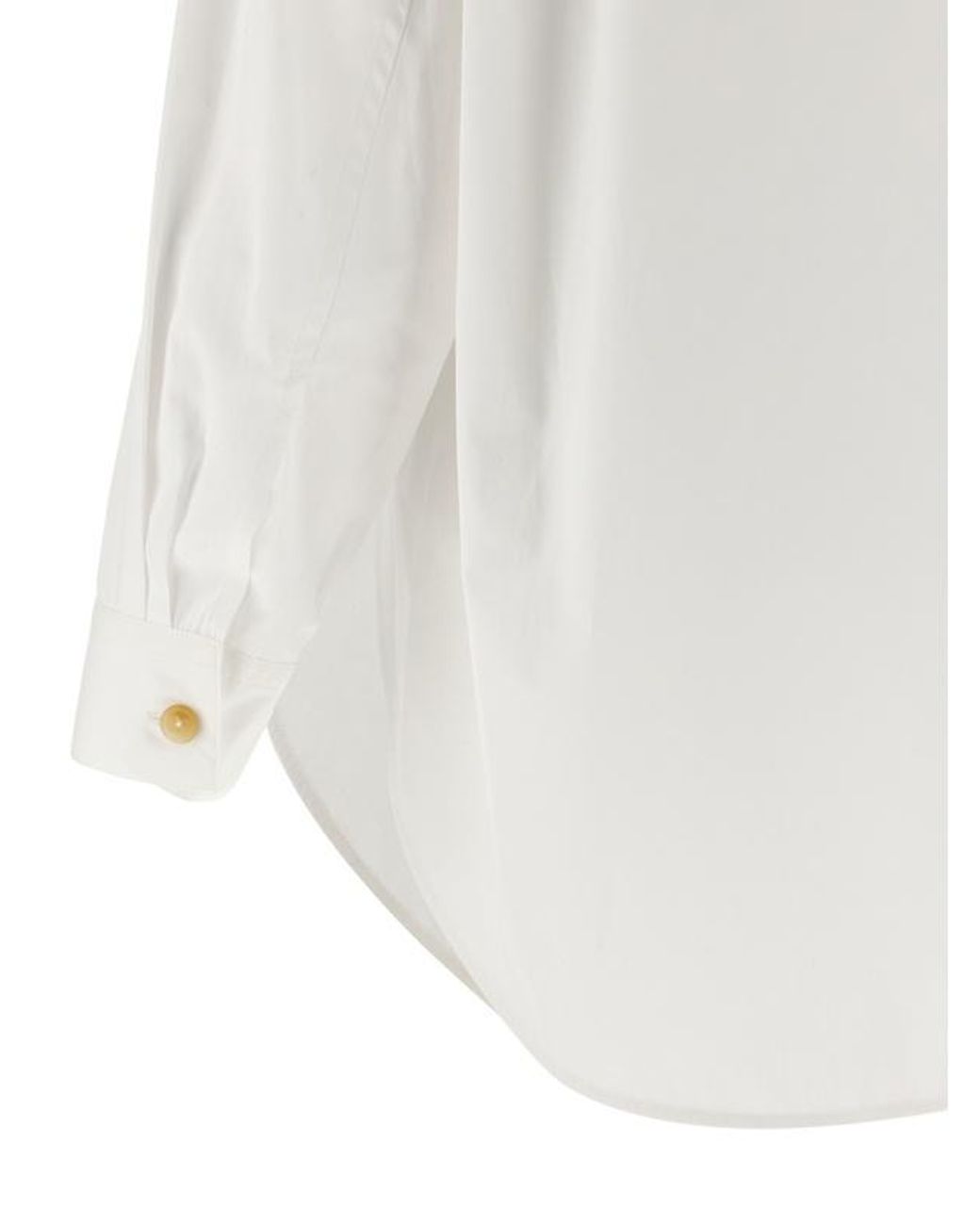 Khaite White Single-Breasted Shirt