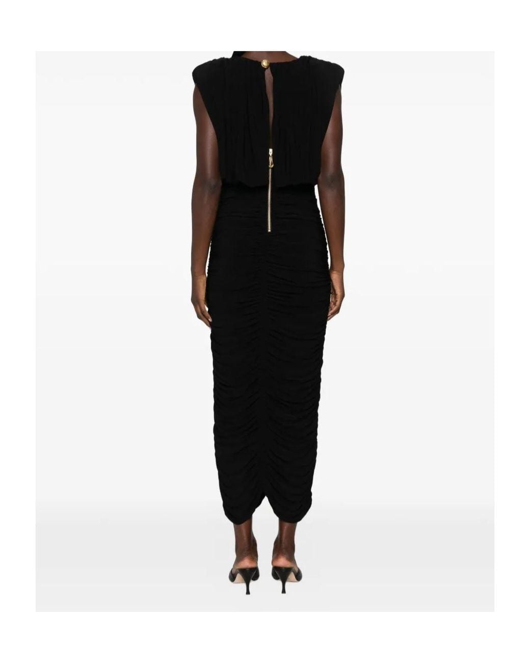 Aje. Black Sleeveless Dress
