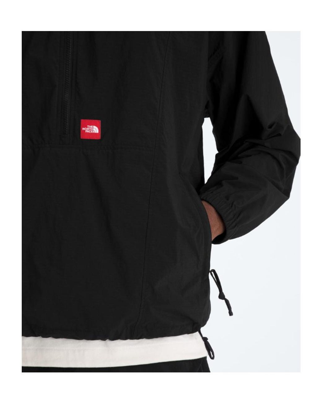 The North Face Black Half Zip Pullover Jacket for men