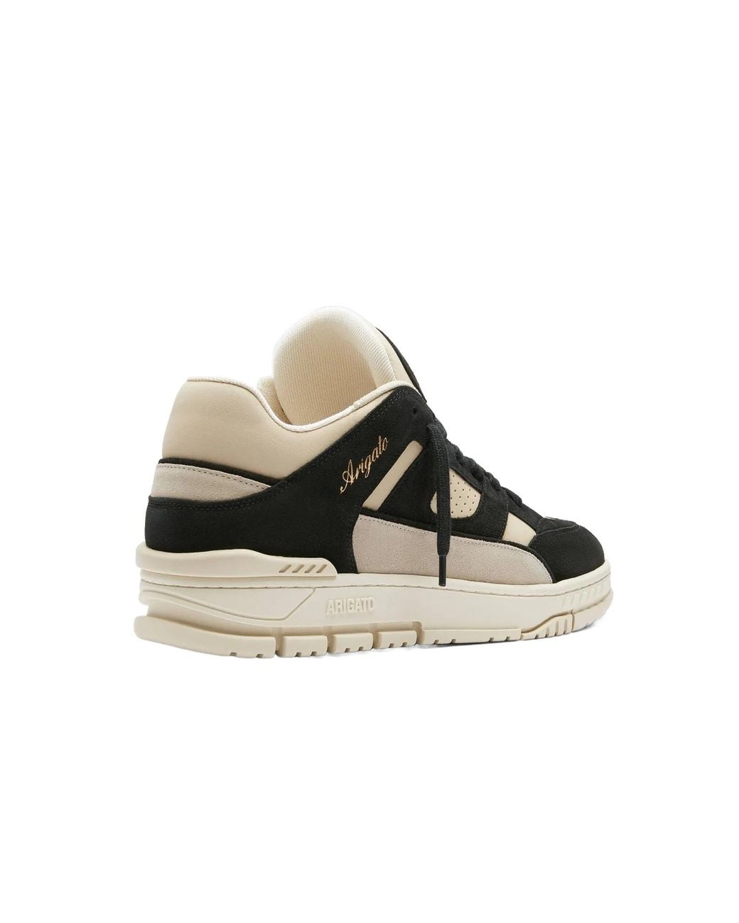 Axel Arigato Brown Area Lo Panelled Suede Sneakers for men