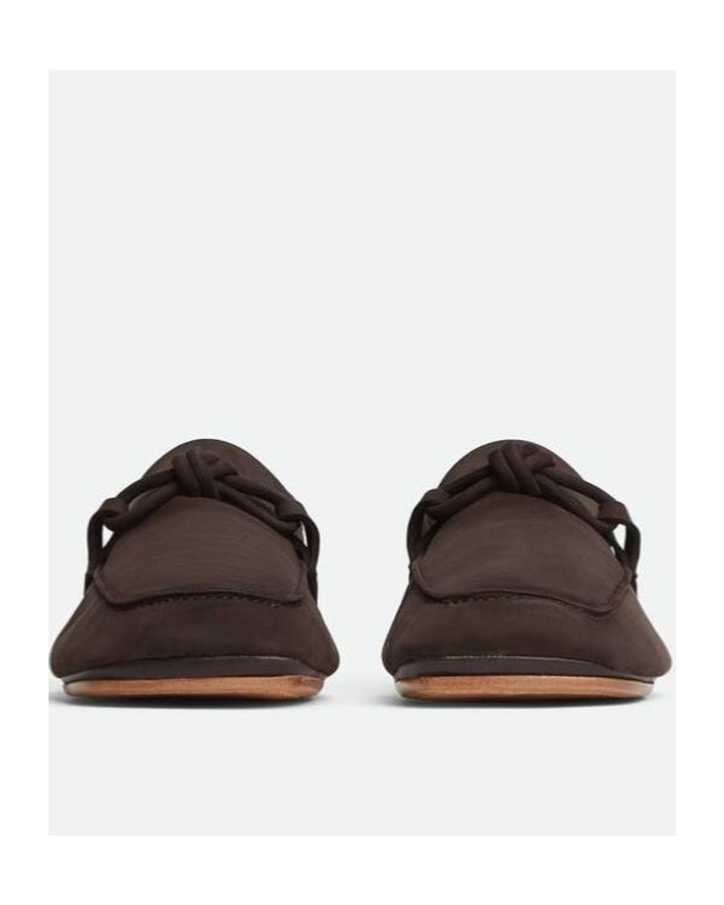 Bottega Veneta Brown Daddy Knot Detailed Loafers for men