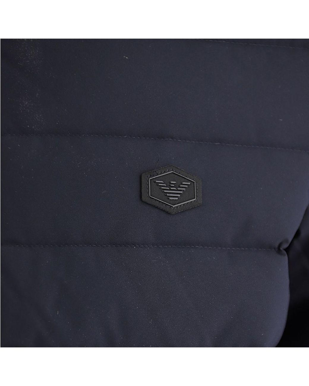 Emporio Armani Blue Down Jacket for men