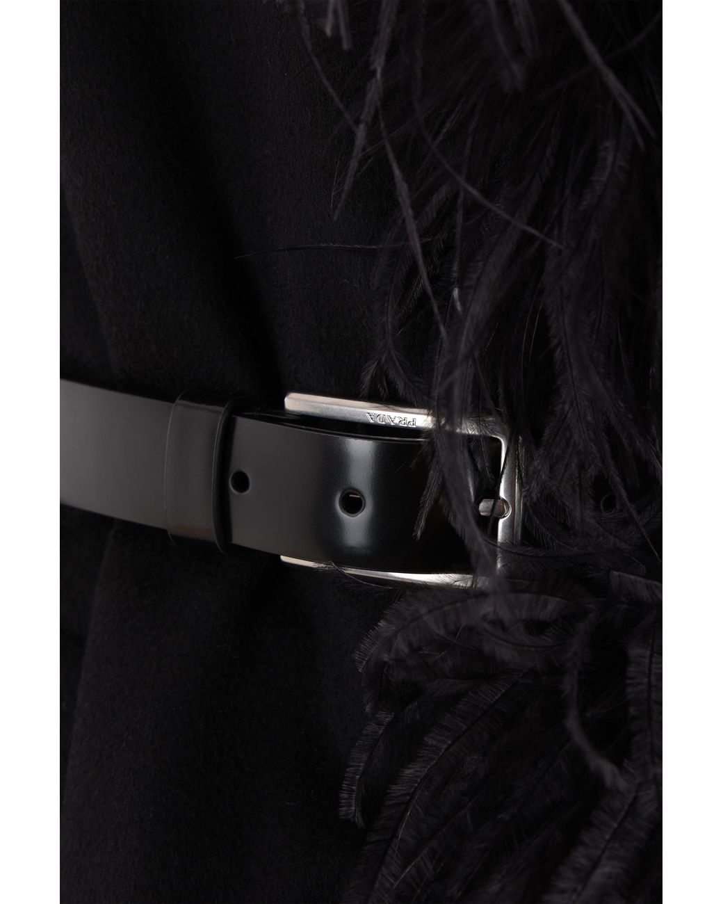 Prada Black Single-Breasted Coats