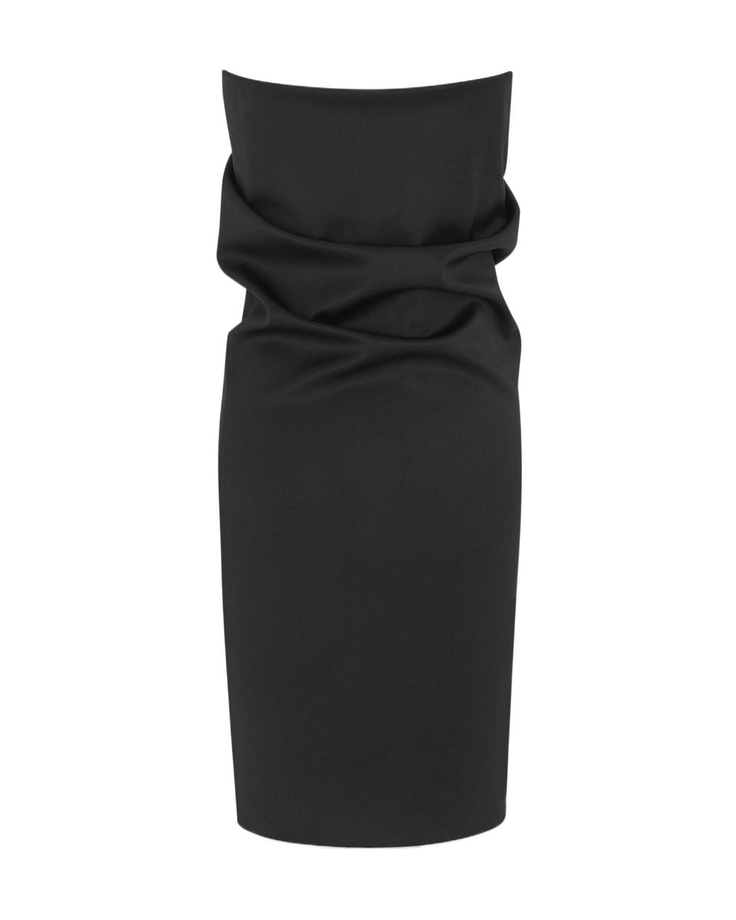 Saint Laurent Black Wool Dress