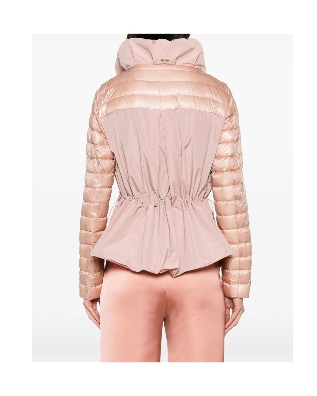 Herno Pink Quilted Puffer Jacket