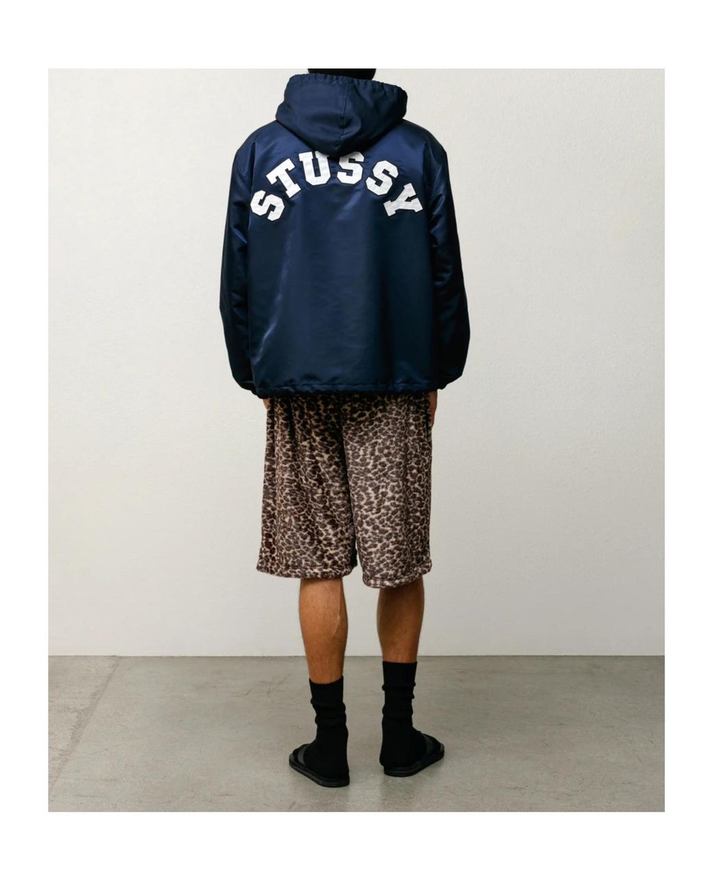 Stussy Brown Leopard Short for men