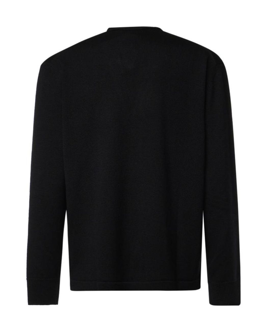 Vivienne Westwood Black Orb Logo V-Neck Cardigan for men