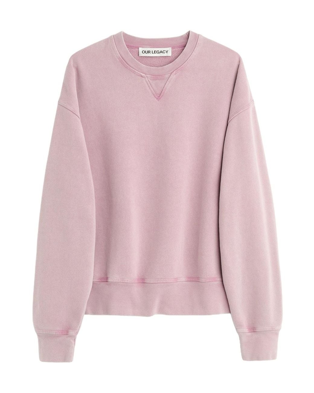 Our Legacy Pink Base Gentlemens Crewneck Sweatshirt for men