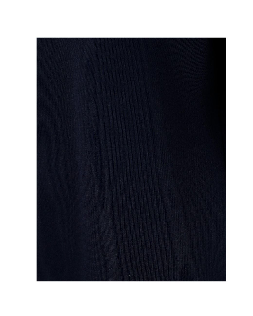Lanvin Blue Contrasting-Trim Zip Detailed T-Shirt for men