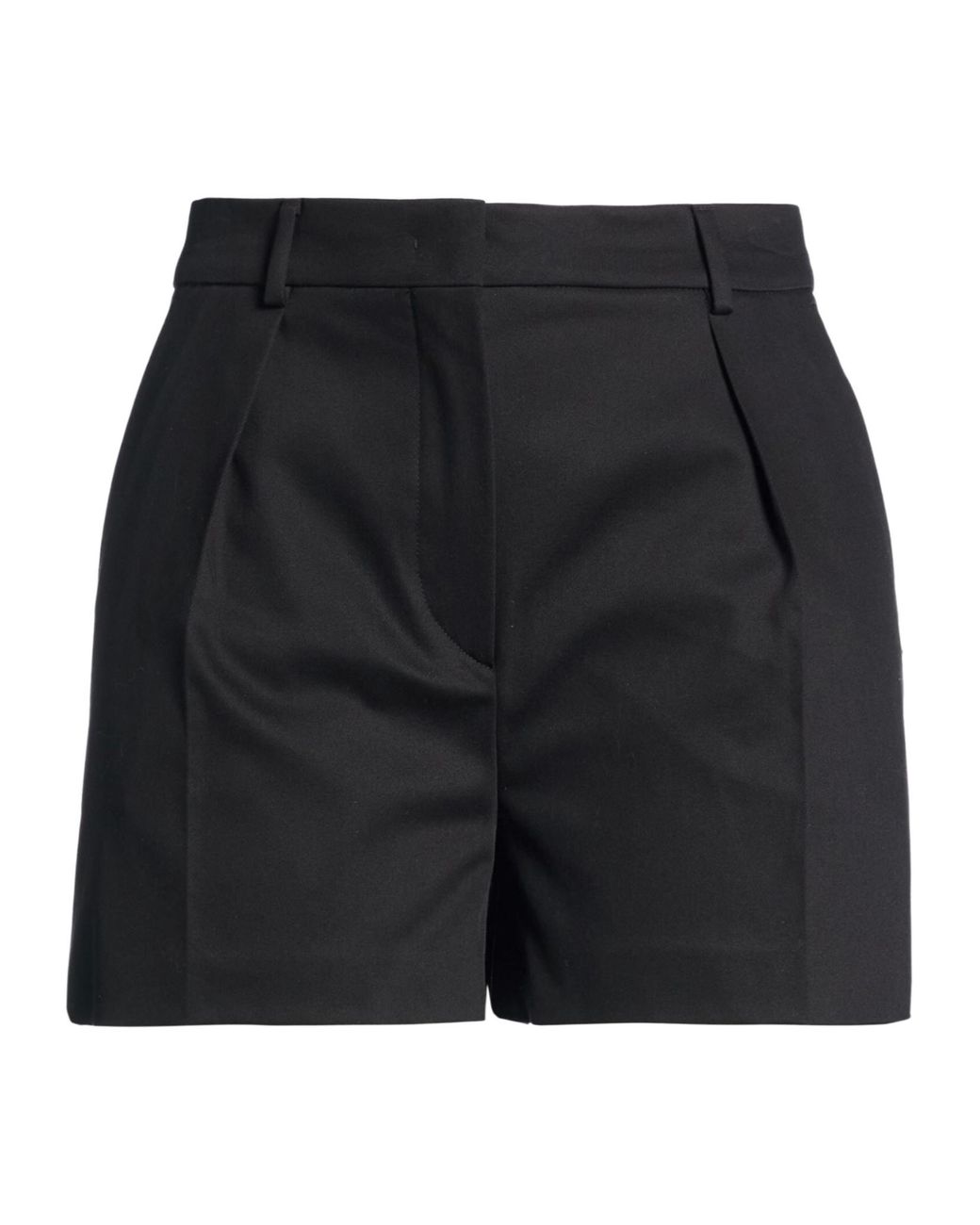 Sportmax Black Stretch Twill Shorts