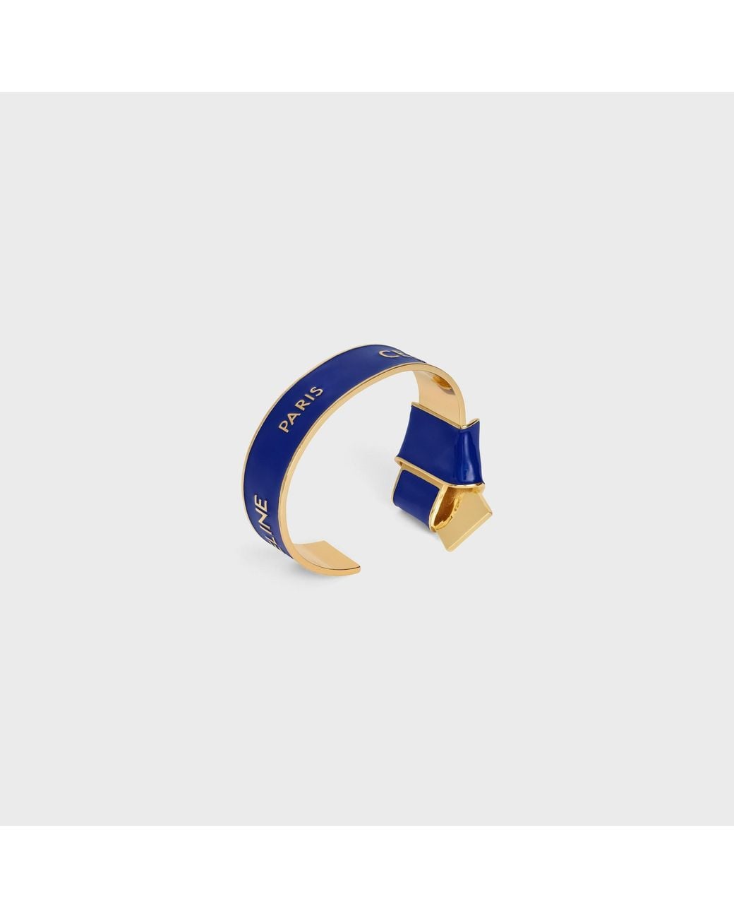 Céline Blue Ribbon Knotted Cuff