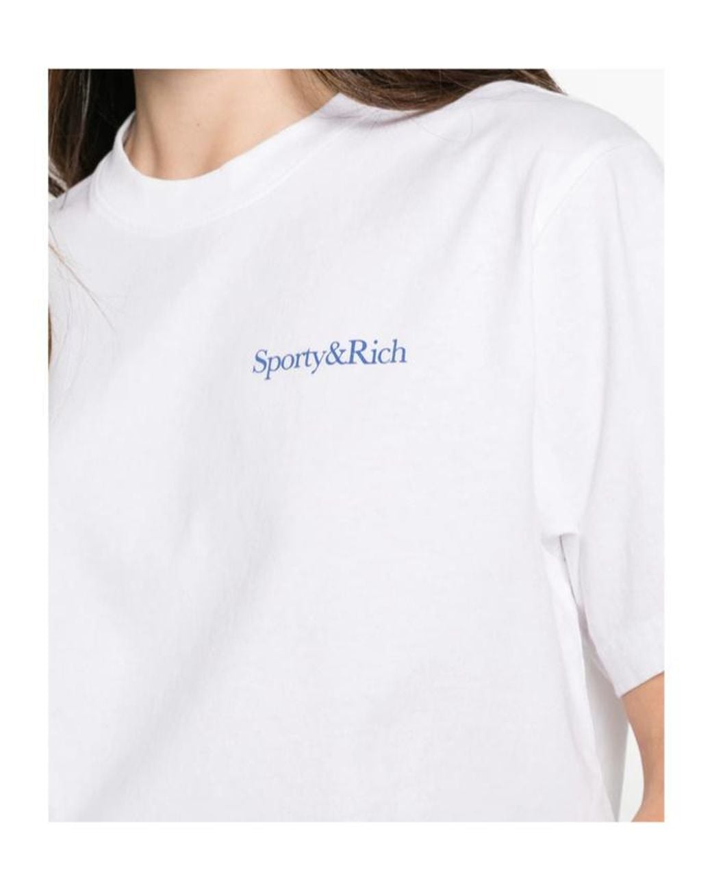 Sporty & Rich Blue Short-Sleeved T-Shirt