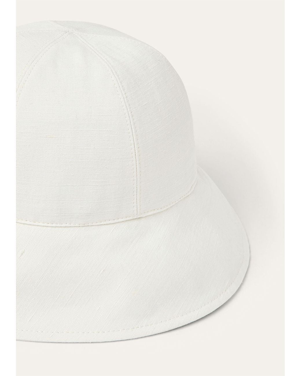 Loro Piana White Loro Hat