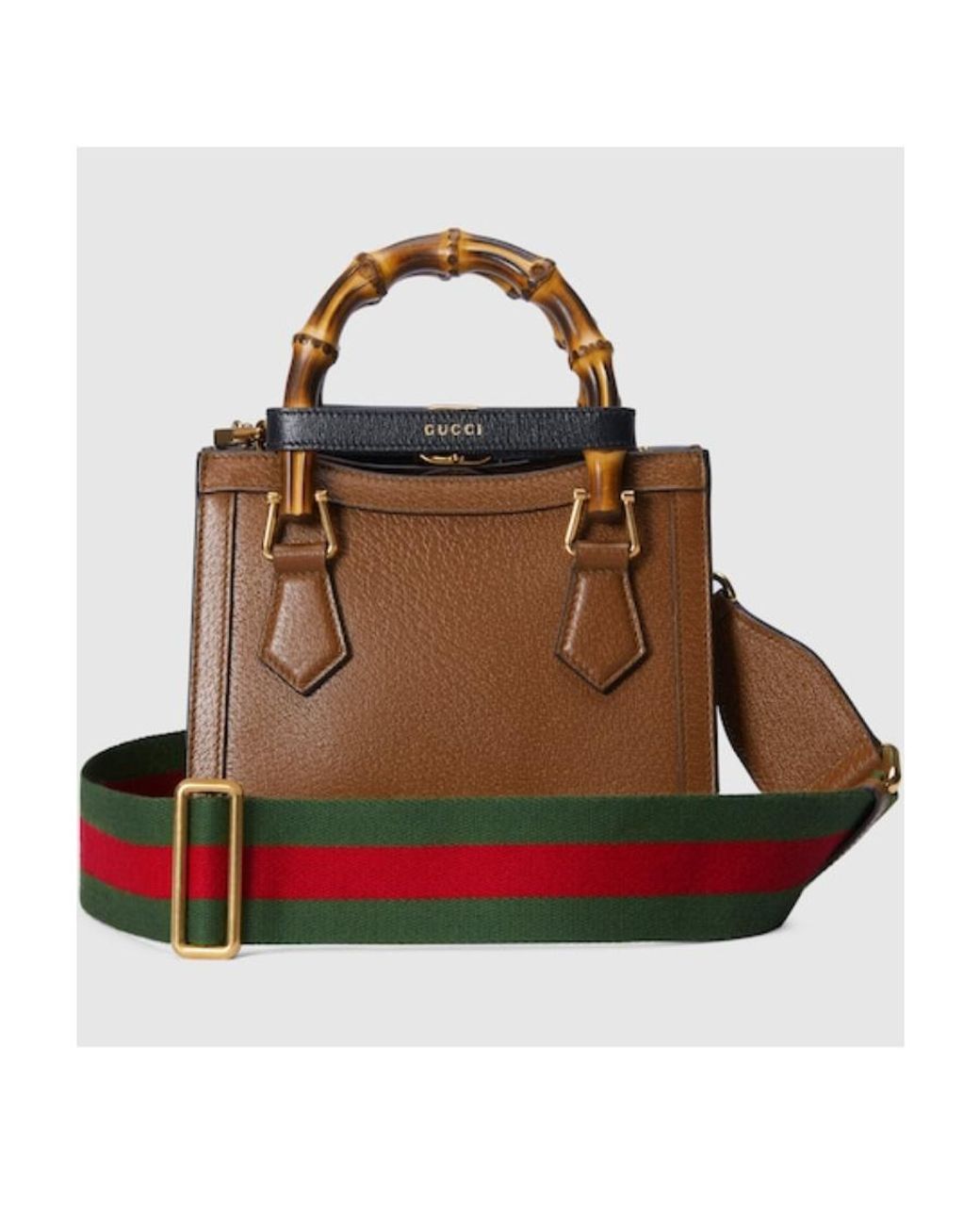Gucci Brown Mini Diana Top Handle Bag