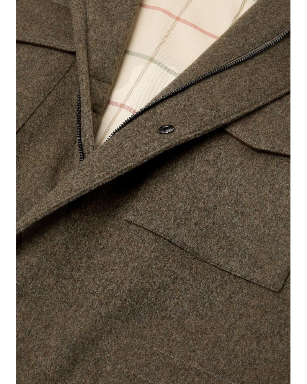 Loro Piana Green Traveller Field Jacket for men