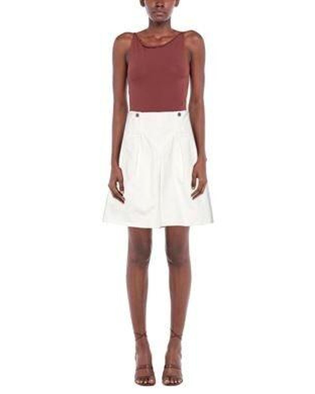 Isabel Marant White Solid Fashion Denim Shorts