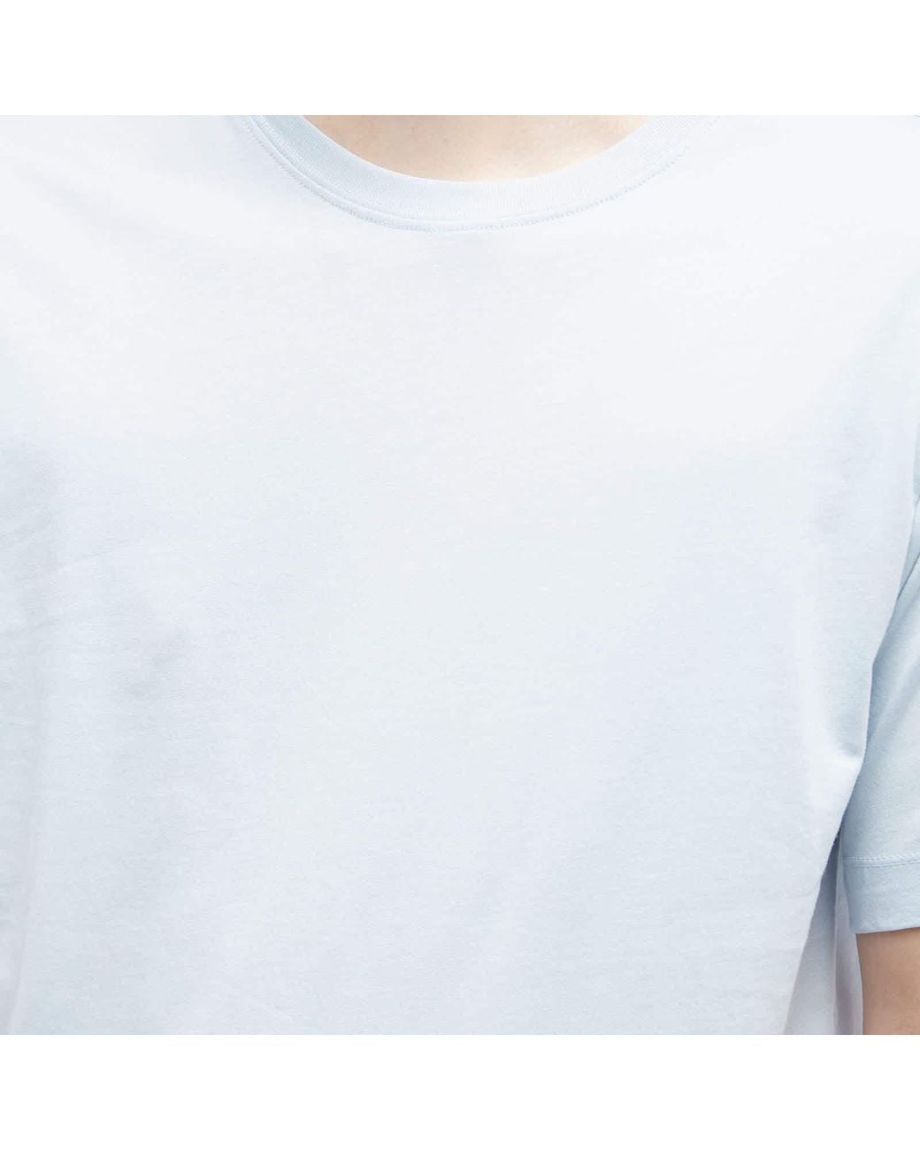 Dries Van Noten Blue Short-Sleeved T-Shirt for men