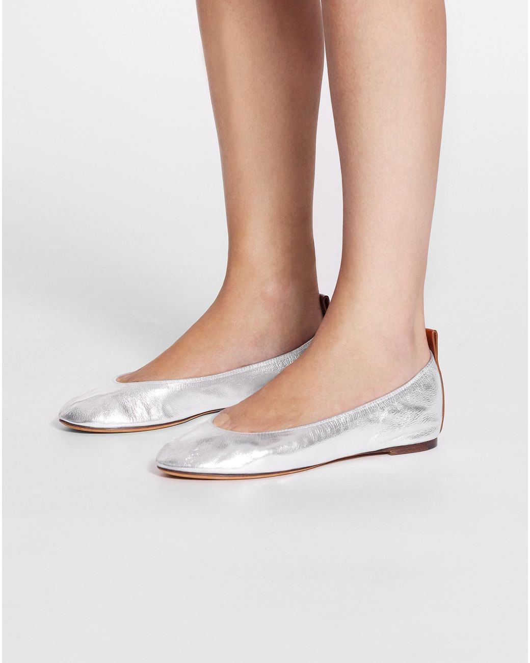 Lanvin White The Ballerina Flat