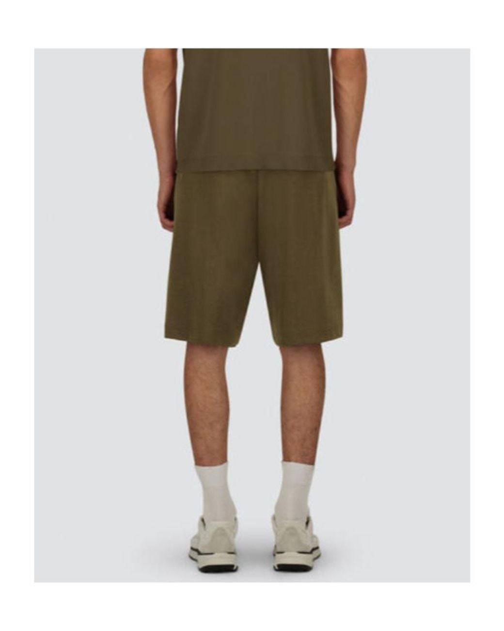 Herno Green Logo Plaque Bermuda Shorts for men