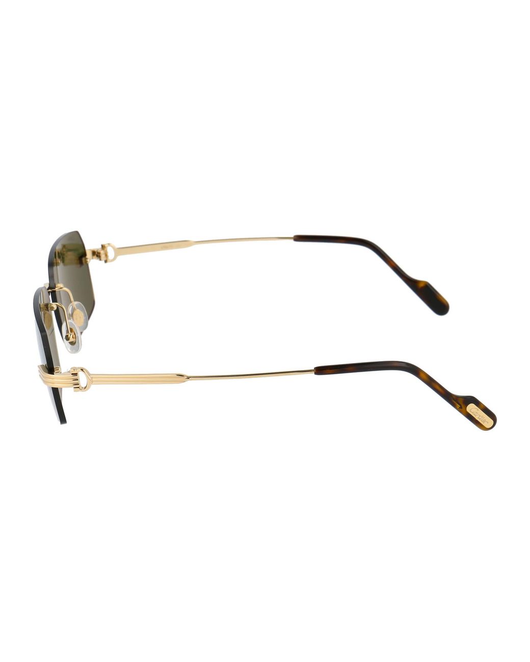 Cartier Green Logo Sunglasses for men