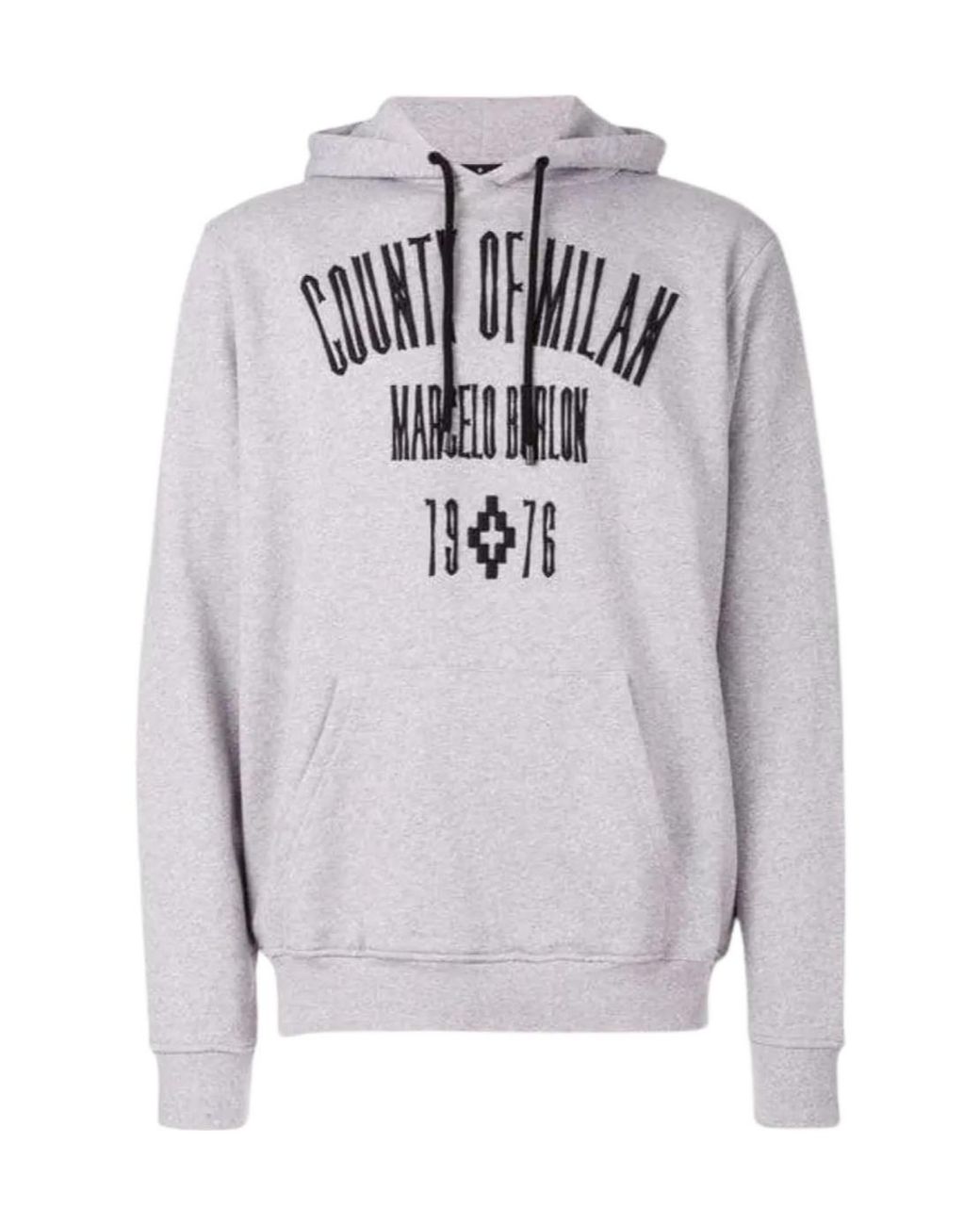 Marcelo Burlon Gray Long-Sleeved Sweater for men