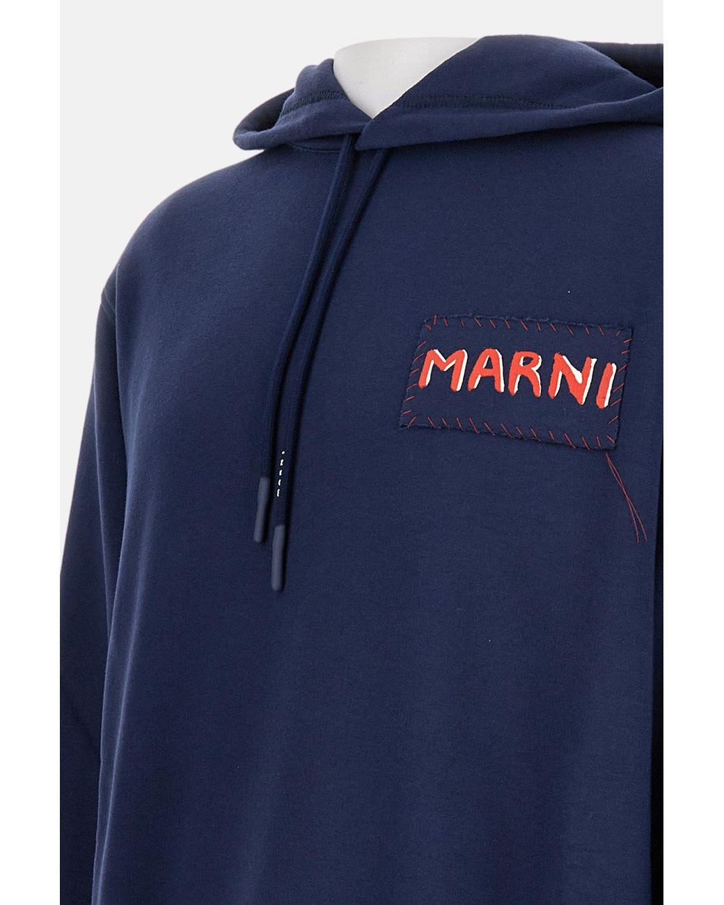 Marni Blue Hoodie for men