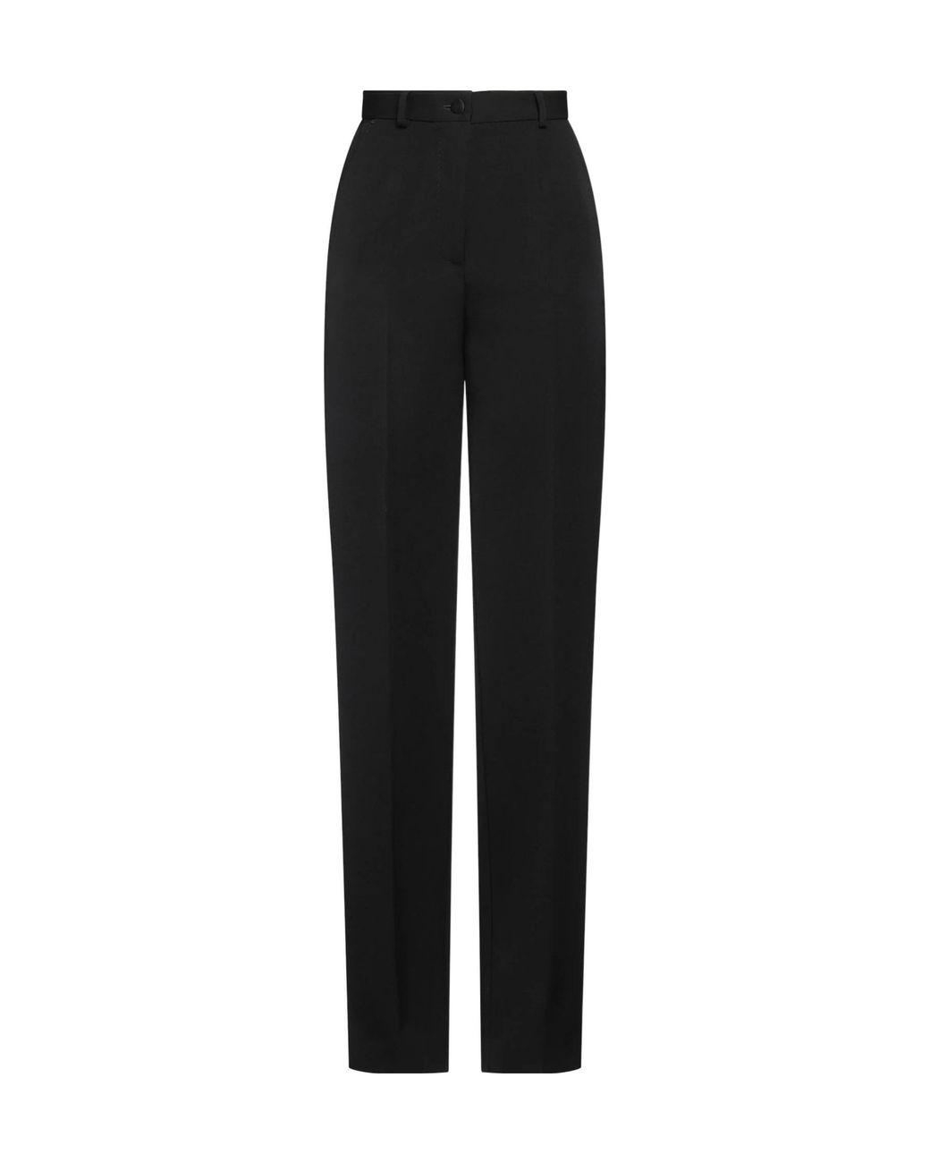 Dolce & Gabbana Black Solid Color Casual Trousers