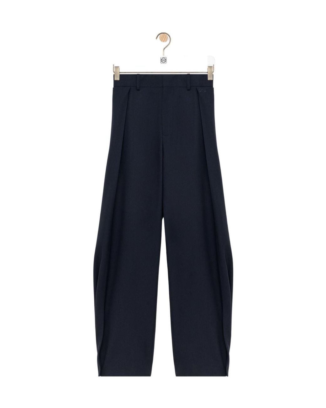 Loewe Blue Wool Casual Trousers