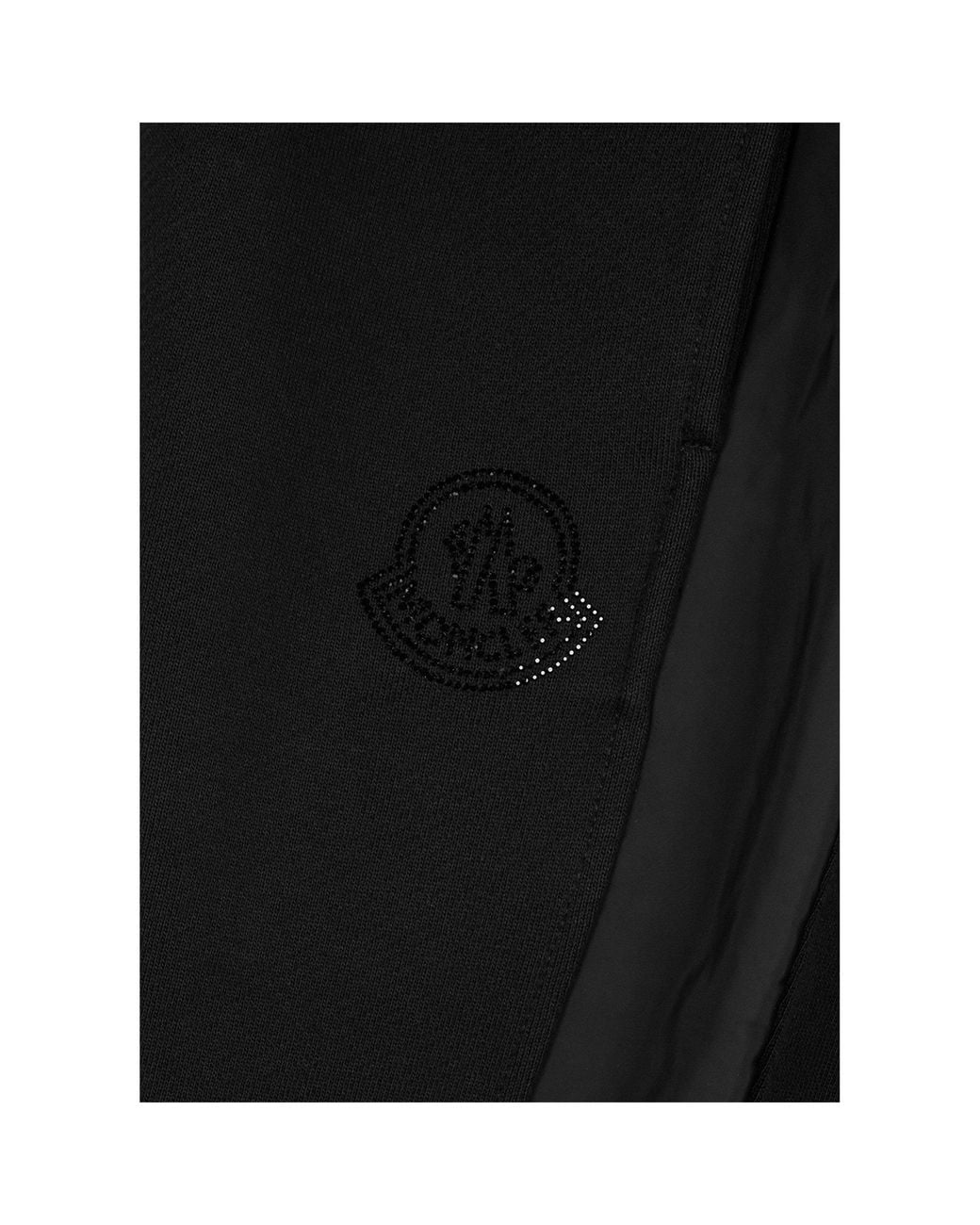 Moncler Black Elastic-Waisted Tapered Sweatpants