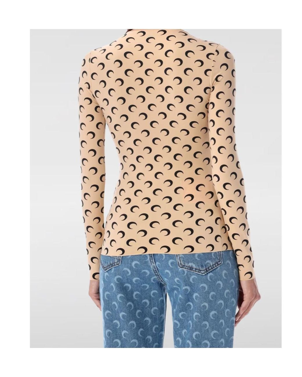 MARINE SERRE Multicolor Printed Crew-Neck T-Shirt