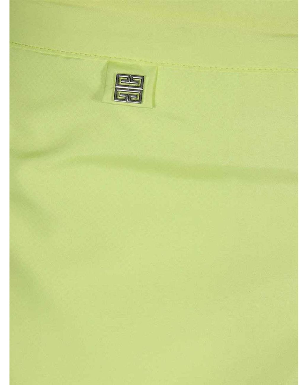 Givenchy Green Logo Printed Swimming Shorts for men
