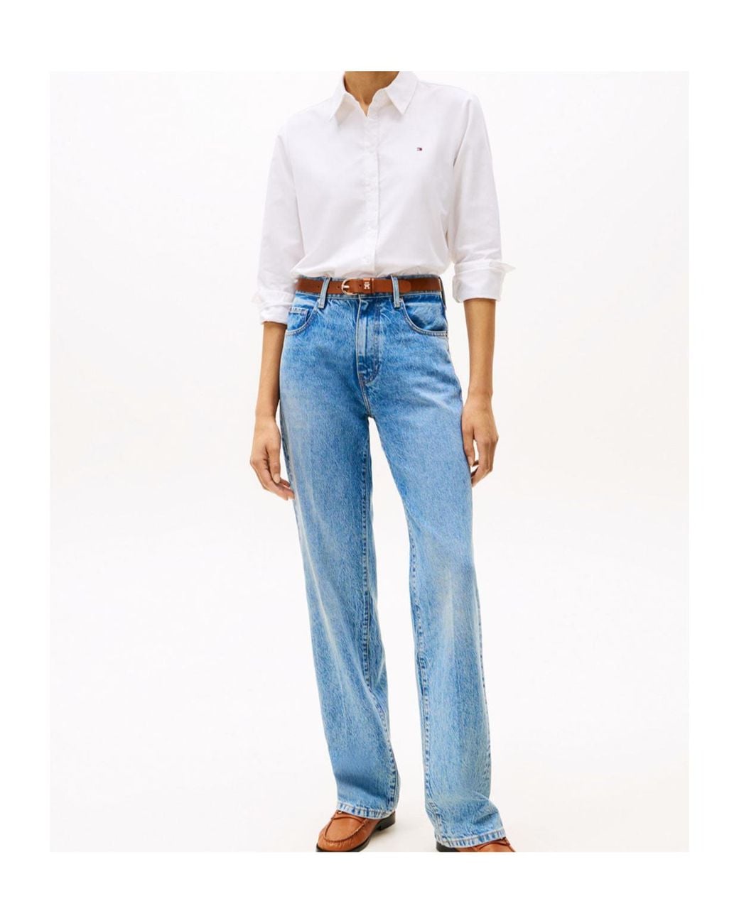 Tommy Hilfiger White Long-Sleeved Shirt