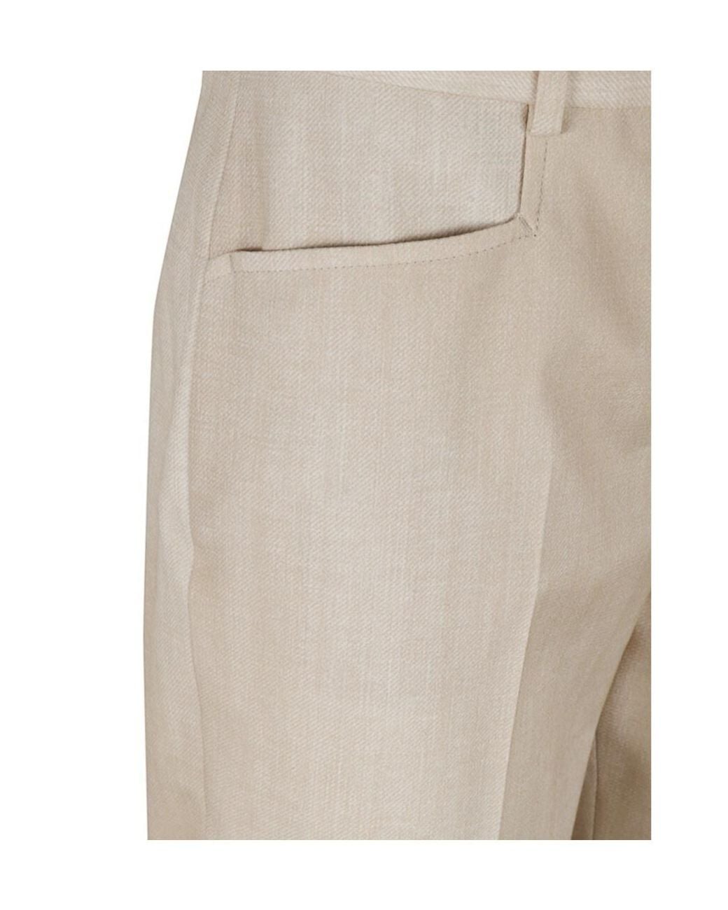 Ermanno Scervino Natural Tailored Slim Pants