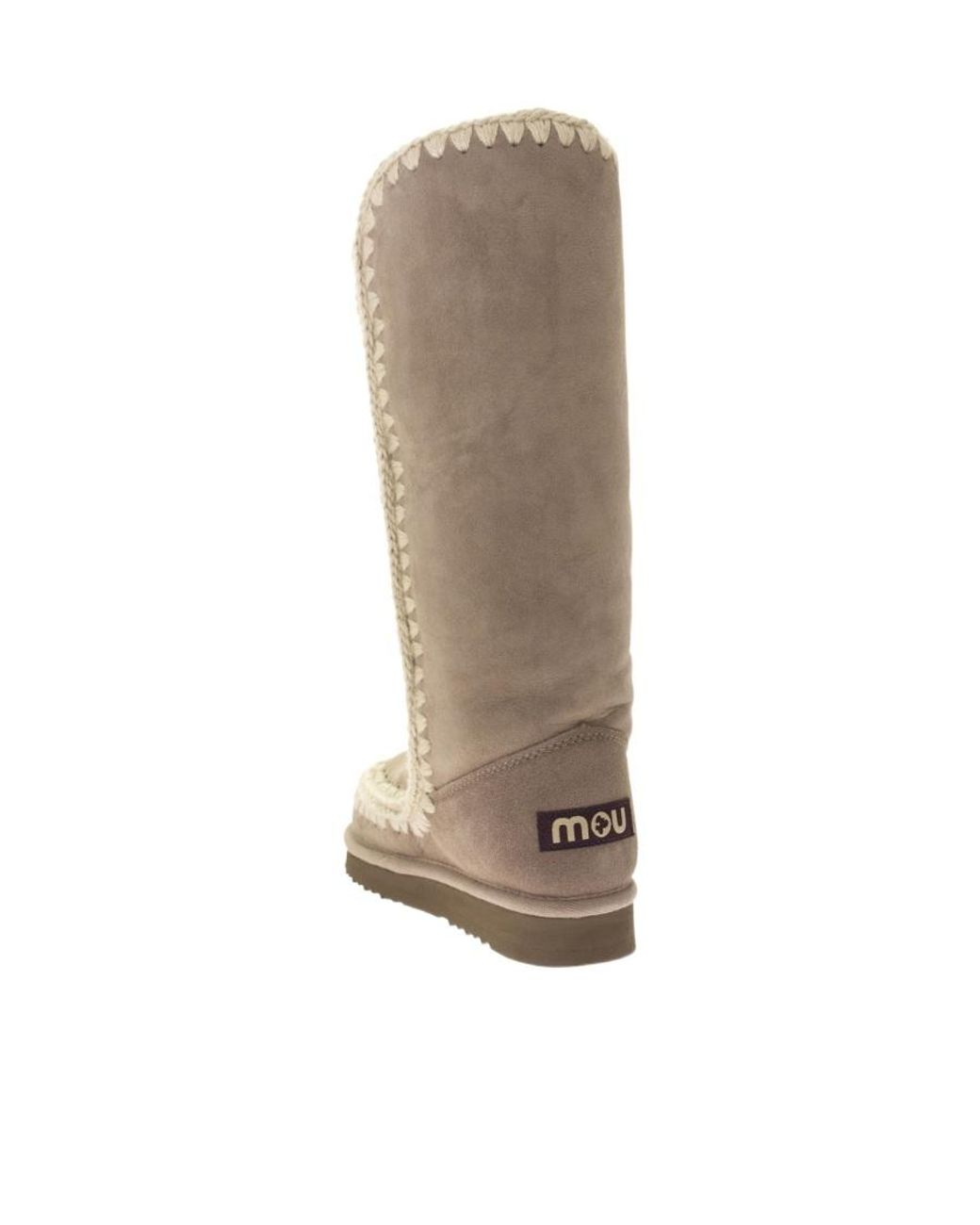 Mou White Hand-Crocheted Eskimo Boots