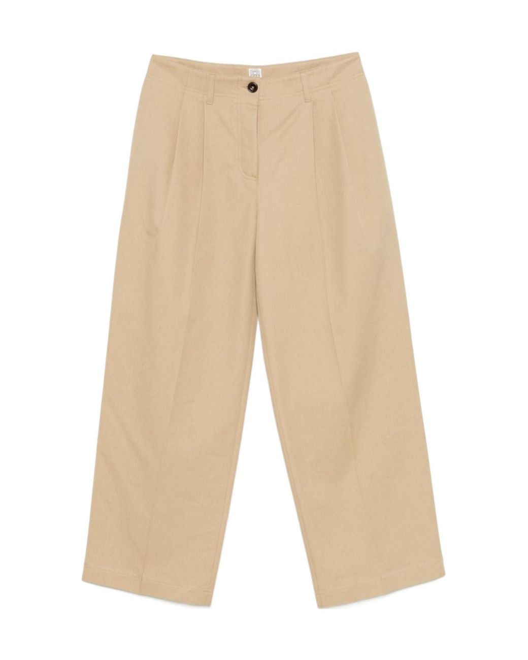Totême Natural Totême Wide-Leg Trousers