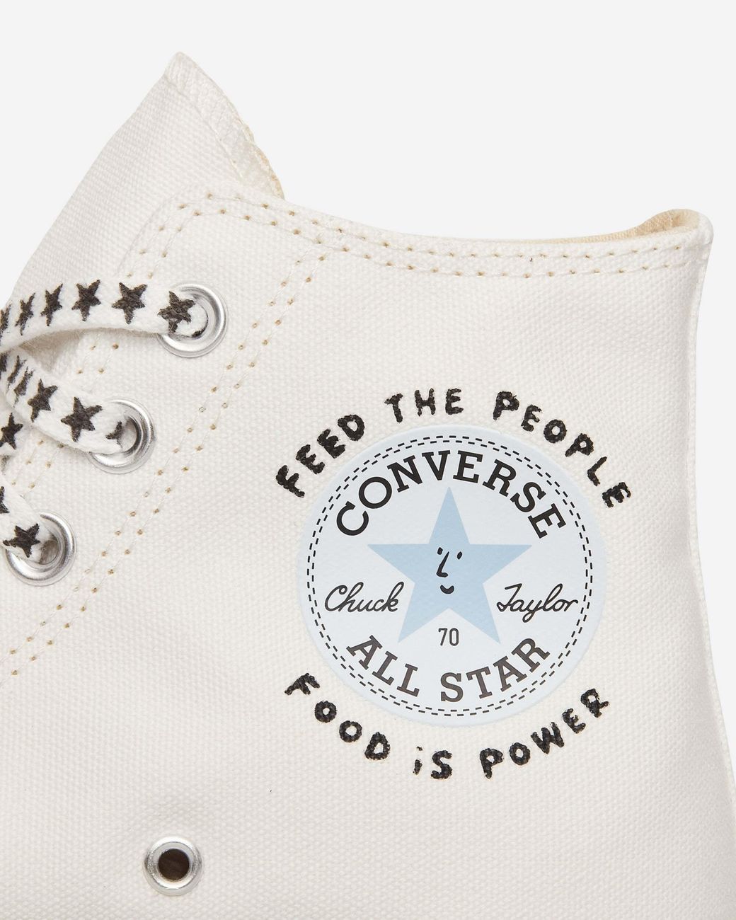 Converse White Patterned Sneakers